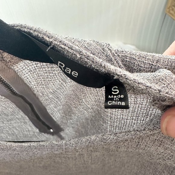 Doe & Rae Blouse Gray Short sleeve size‎ small - Picture 4 of 5